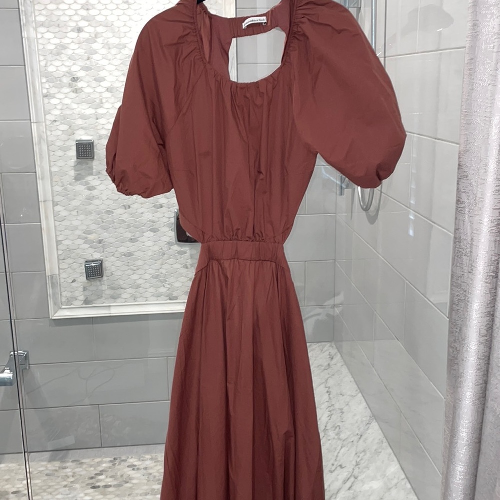 maxi backless dress
